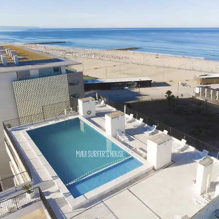 Lejlighed Maui Surfer's House Sea View Caparica House